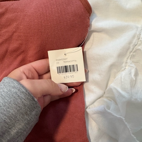 Altar'd State Terracotta Ribbed Tank - Picture 2 of 4